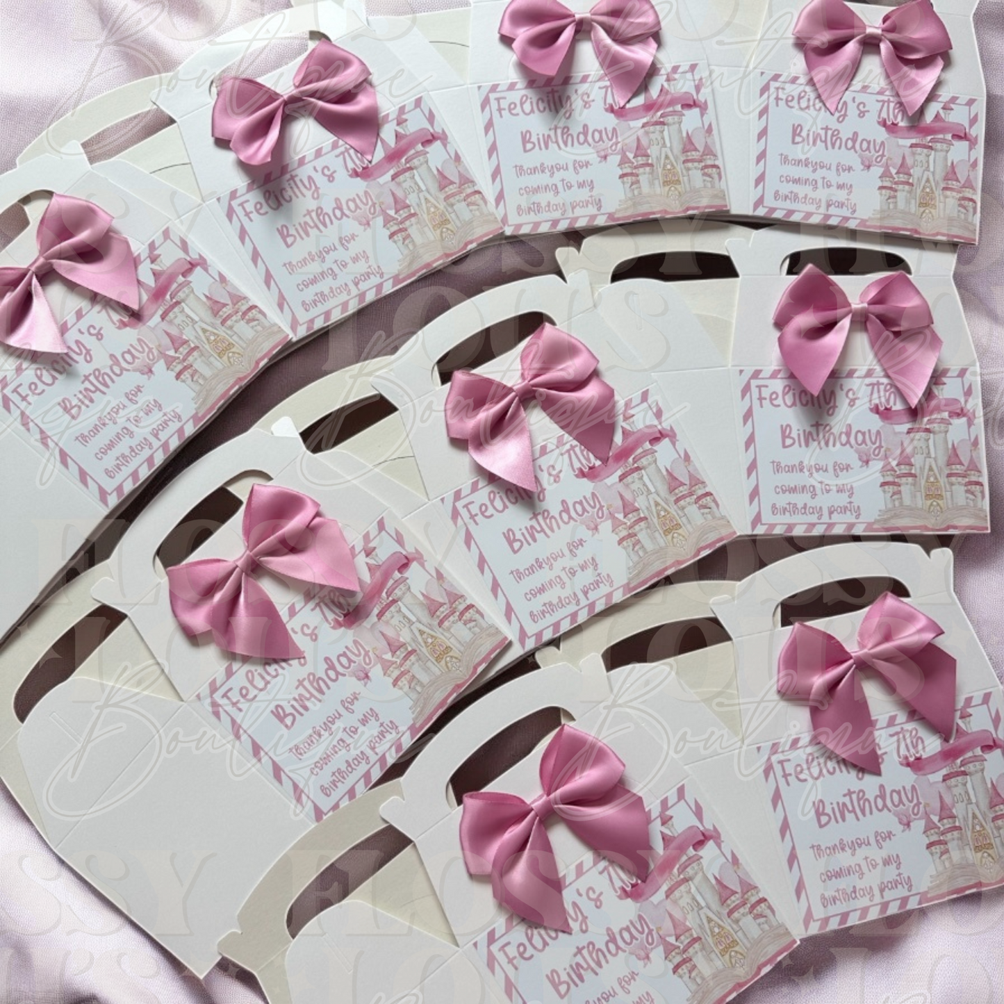 Pack of 10 - Princess Party Boxes