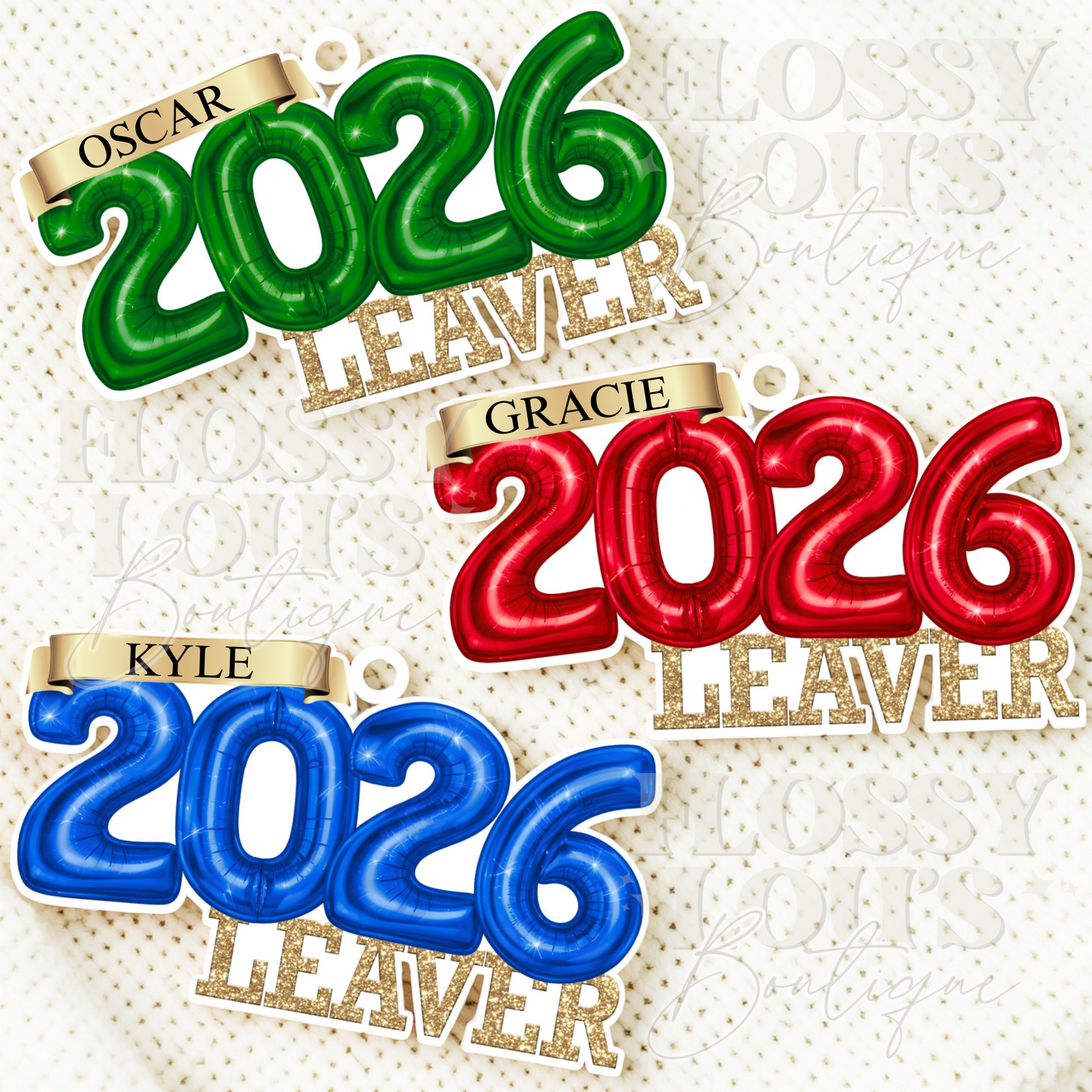Leavers Keyring- 2026 Balloon design