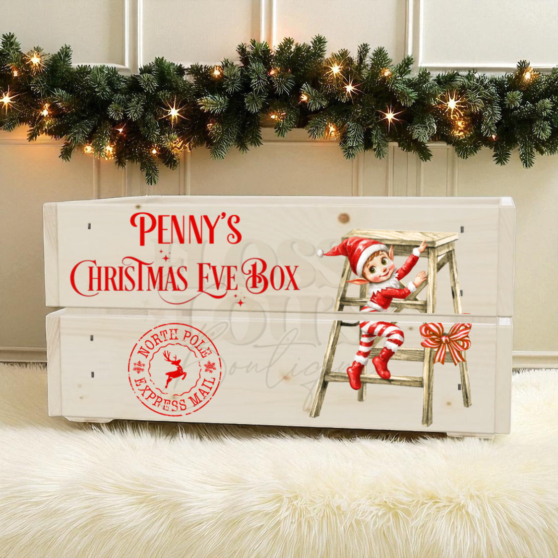 Christmas Eve Crate- Red