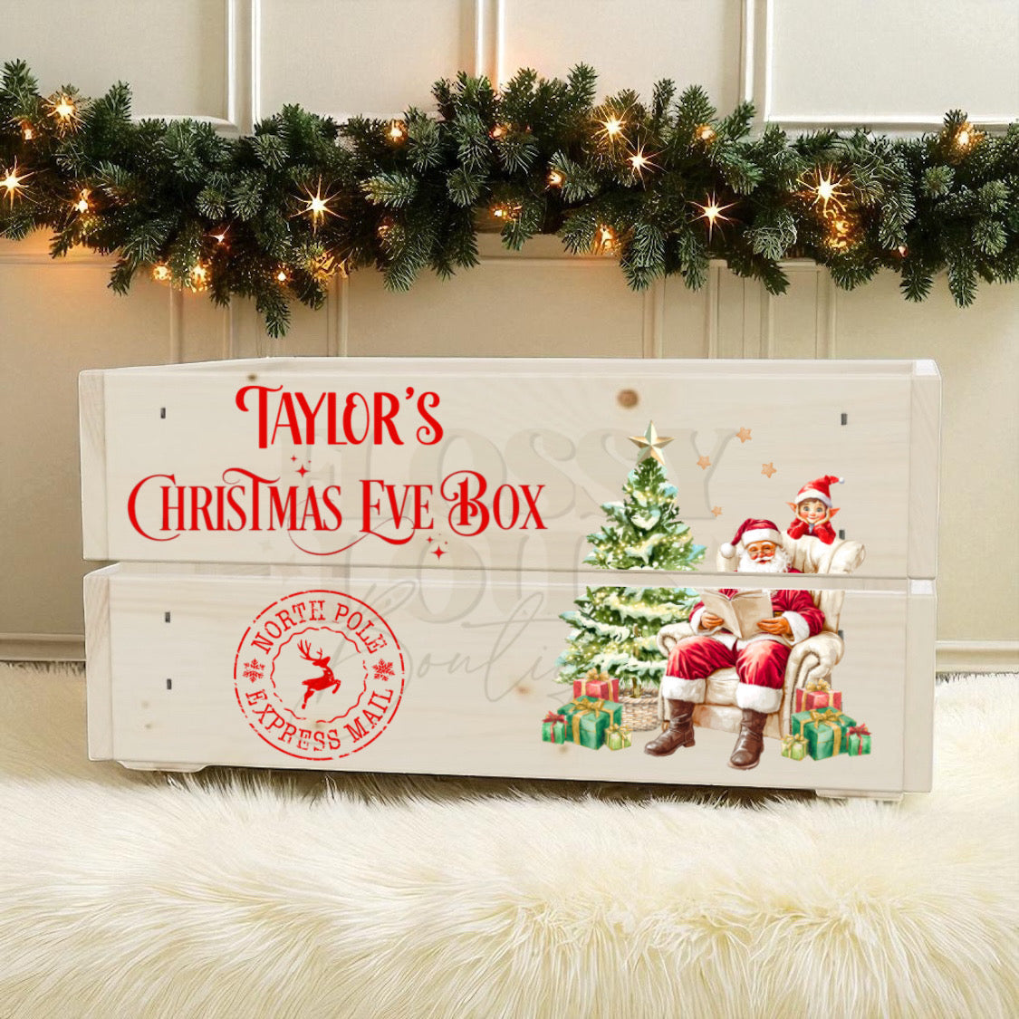 Christmas Eve Crate- Red