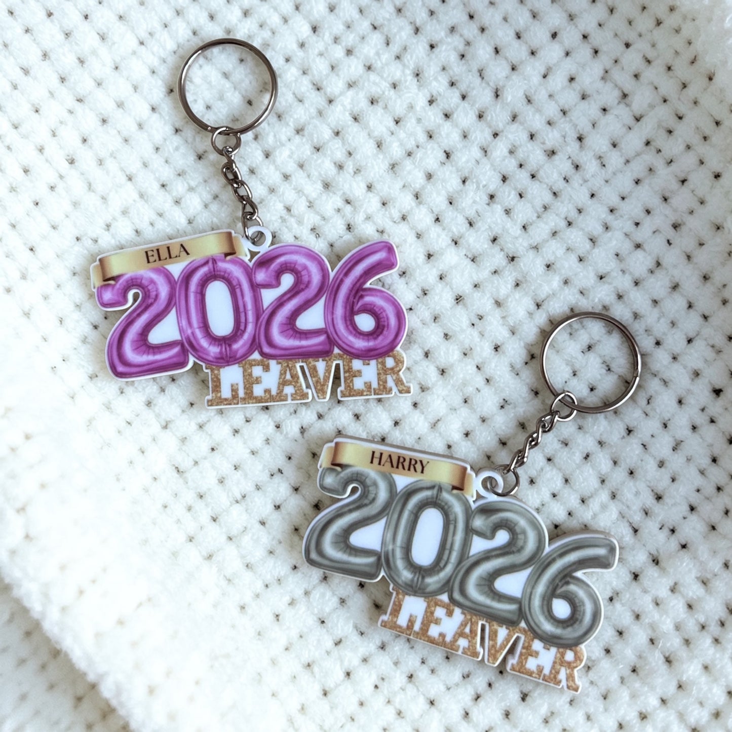 Leavers Keyring- 2026 Balloon design