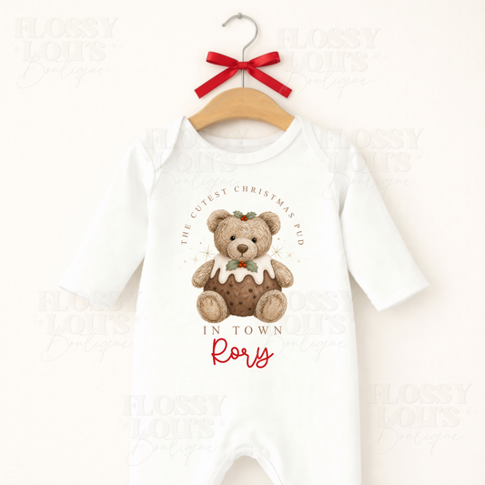 Christmas - Romper - Pudding Bear