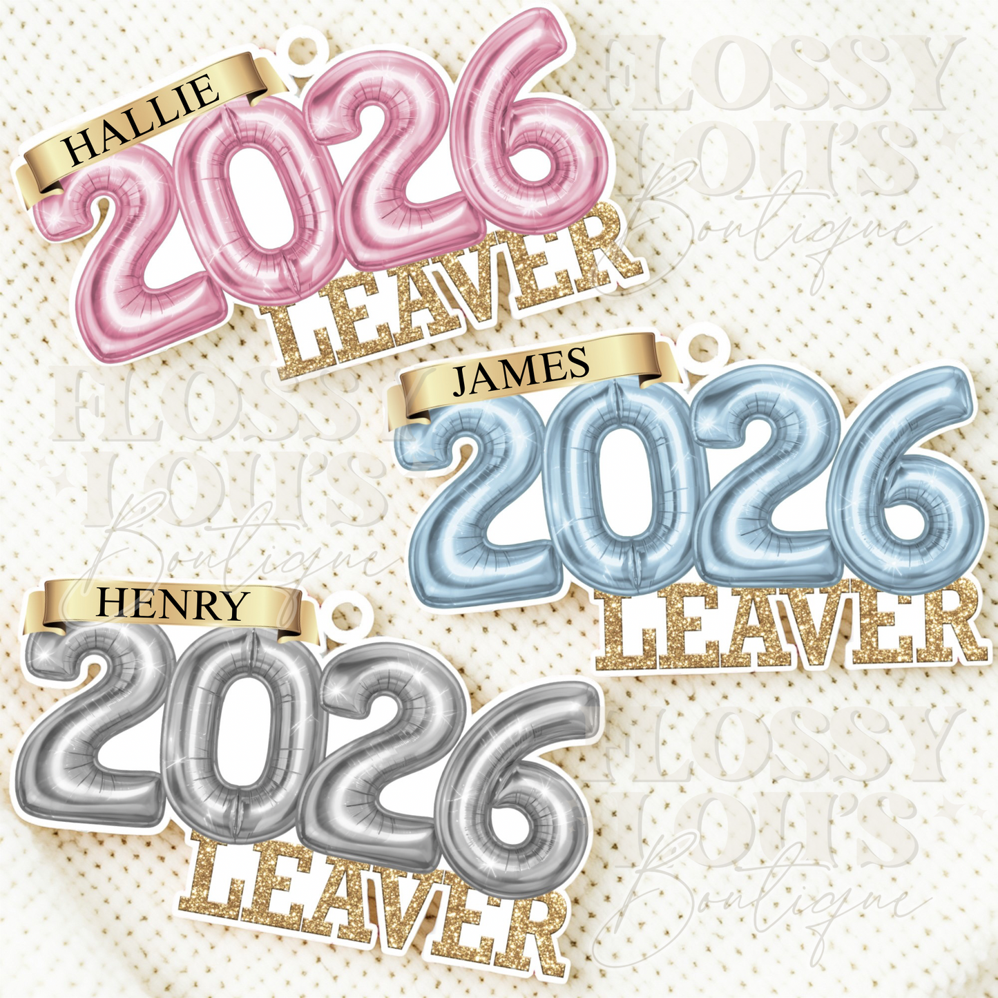 Leavers Keyring- 2026 Balloon design