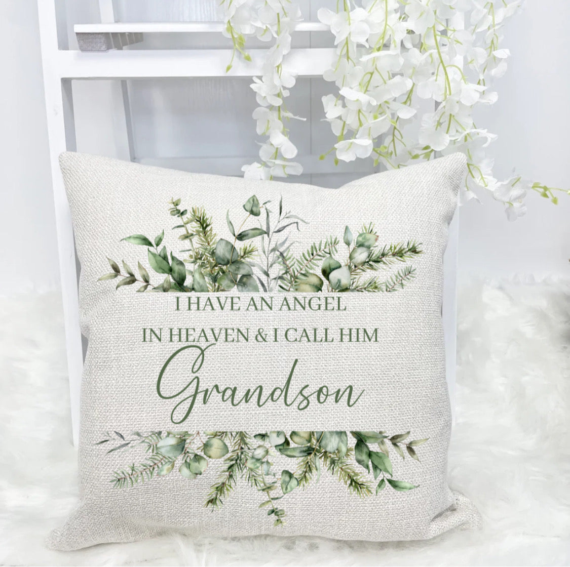 Angel in Heaven Cushion Cover - Male
