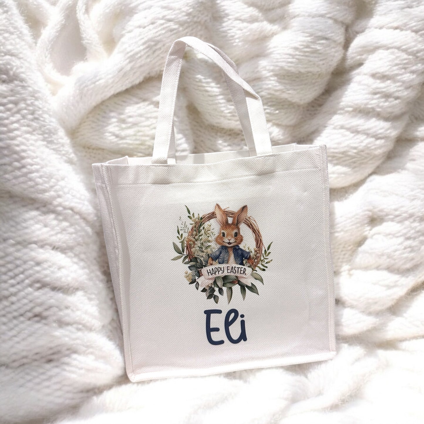 Easter Bag - Bunny Wreath