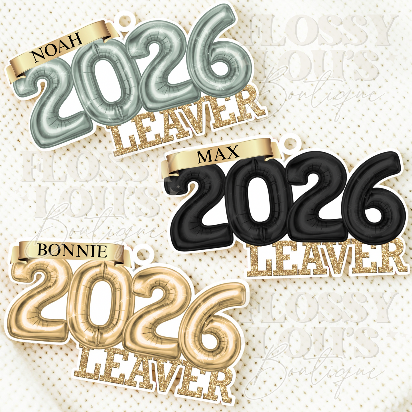 Leavers Keyring- 2026 Balloon design