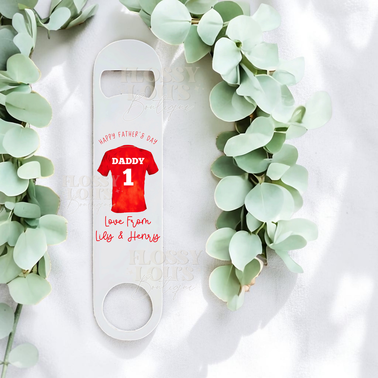 Father’s Day - Bottle Opener - Football T-Shirt