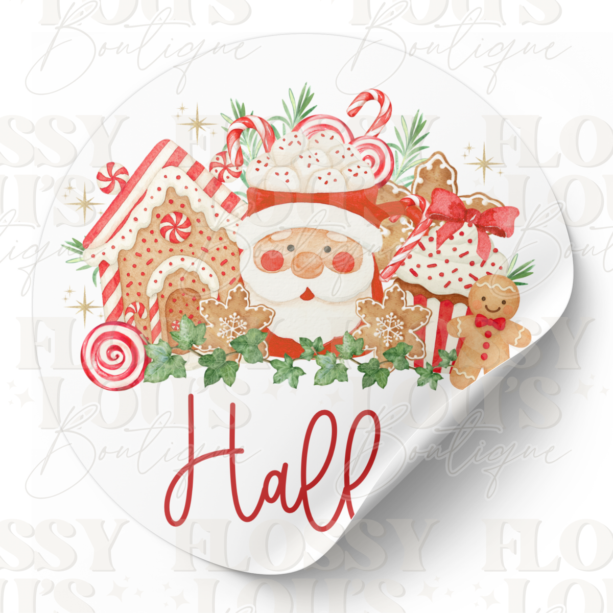 Christmas - Sticker - Hot Chocolate & Gingerbread