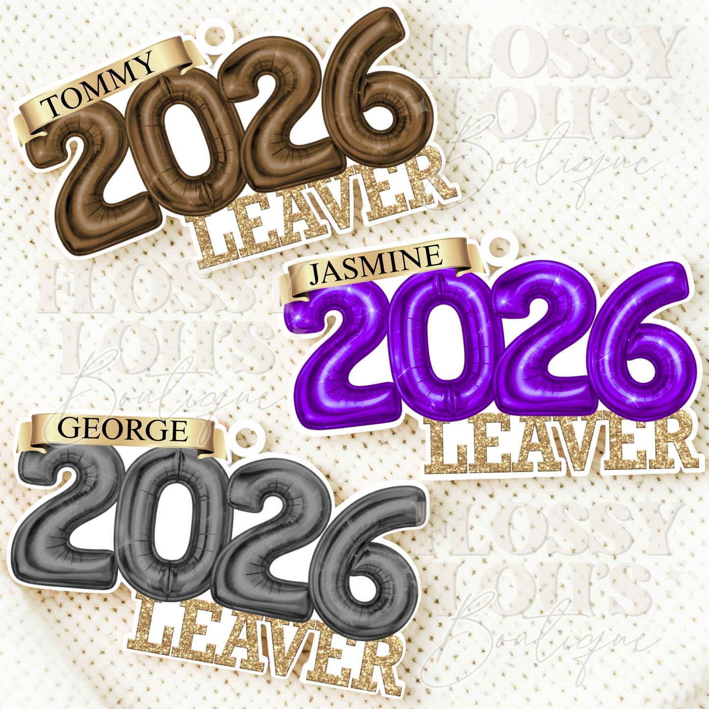 Leavers Keyring- 2026 Balloon design