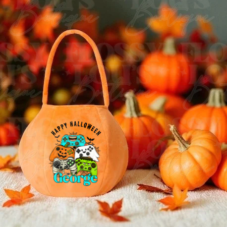 Pumpkin Trick or Treat Bags