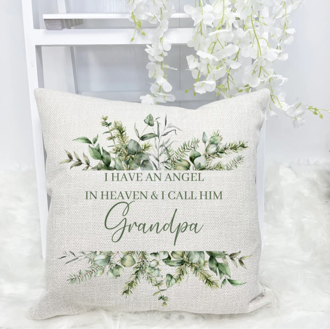 Angel in Heaven Cushion Cover - Male