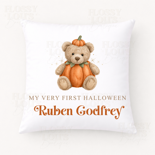 Halloween - Cushion Cover - Pumpkin Bear