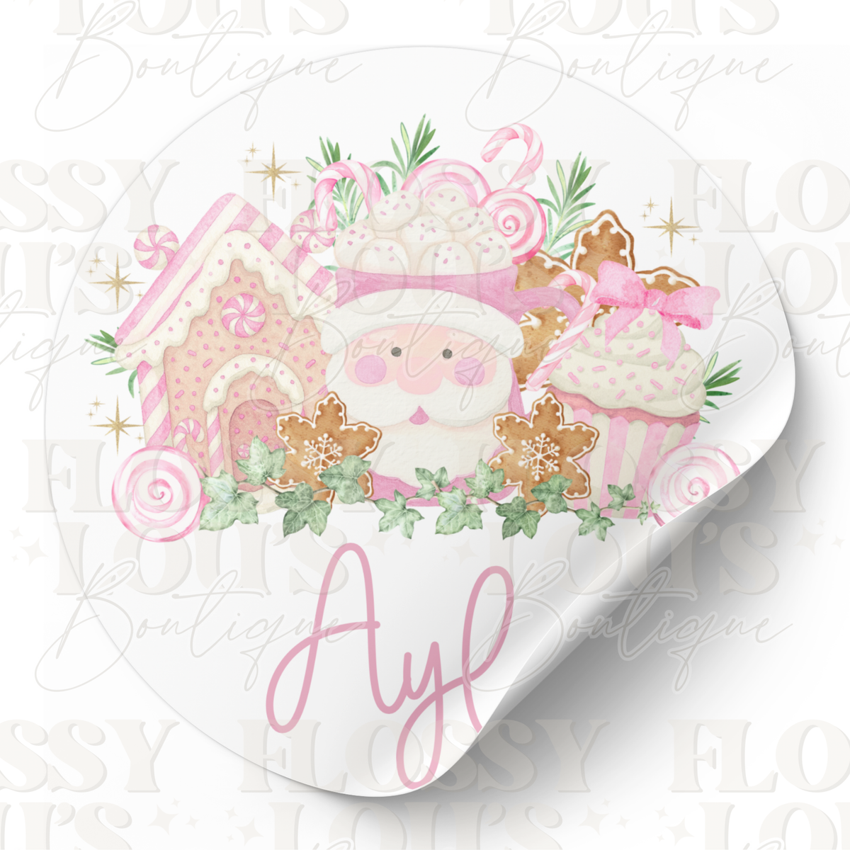 Christmas - Sticker - Hot Chocolate & Gingerbread