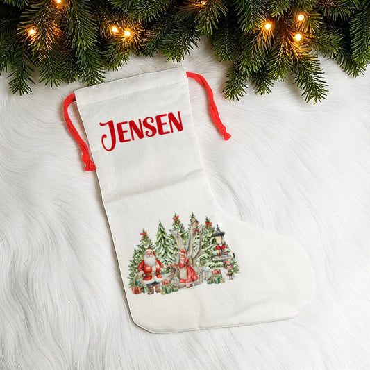 Stocking- Winter Wonderland Design