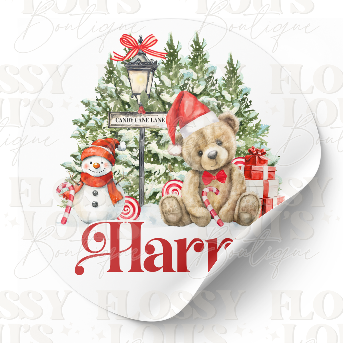 Christmas - Sticker - Candy Cane Lane