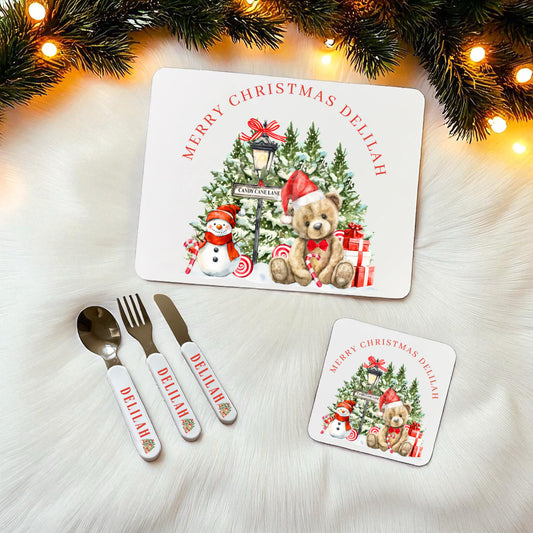 Dinner Set- Candy Cane Lane