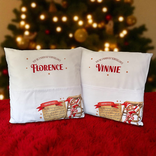 Elf Surveillance Cushion Cover