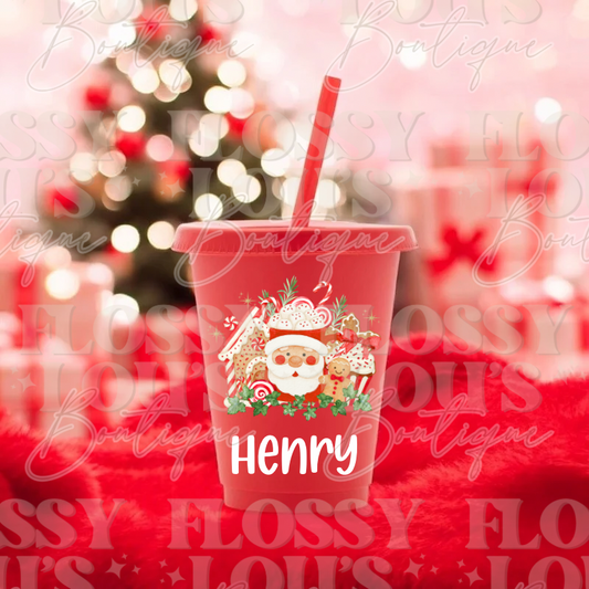 Christmas Cold Cup- Santa Bakery