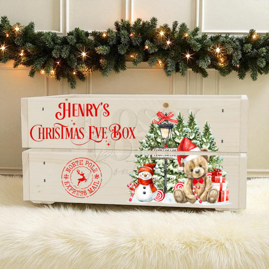Christmas Eve Crate- Red