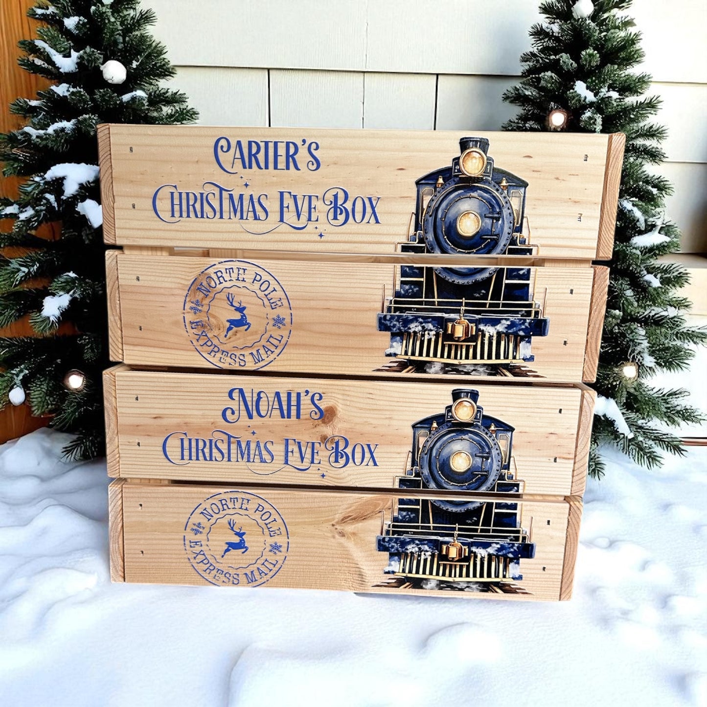 Christmas Eve Crate- Express Train