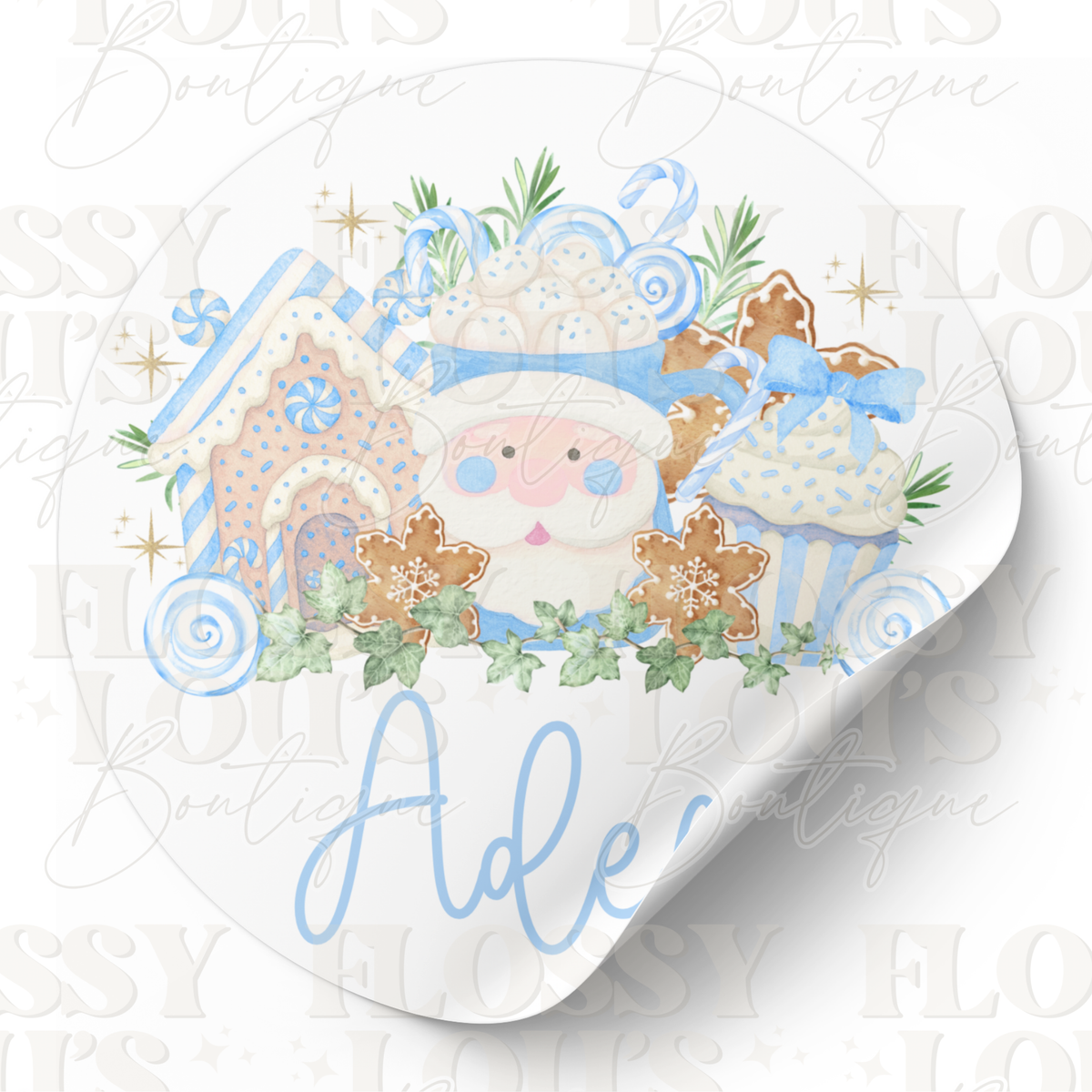 Christmas - Sticker - Hot Chocolate & Gingerbread