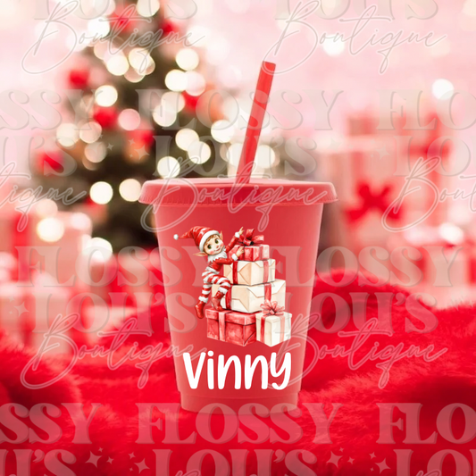 Christmas Cold Cup- Elf
