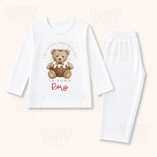 Christmas - Pyjamas - Pudding Bear