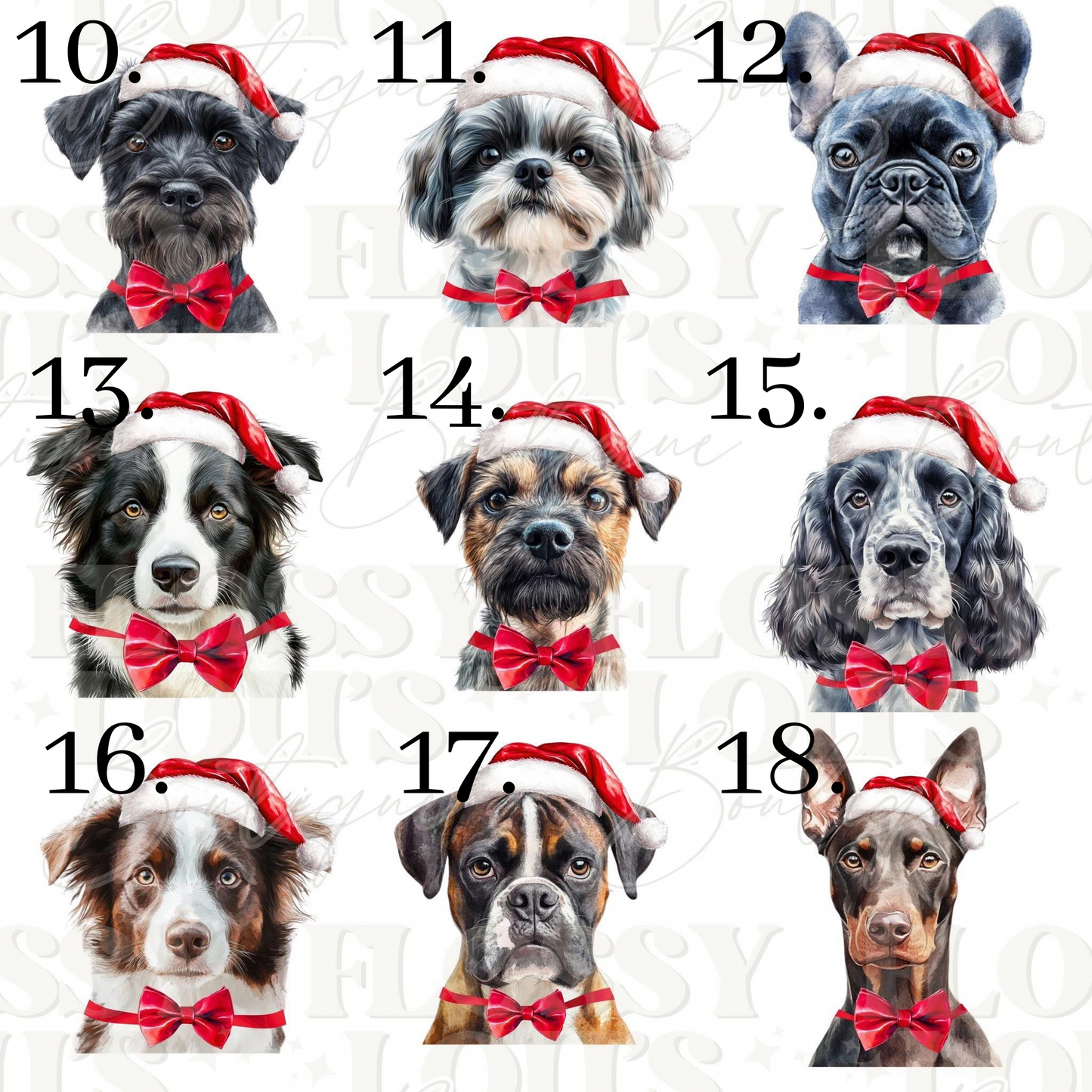 Christmas Dog Sack
