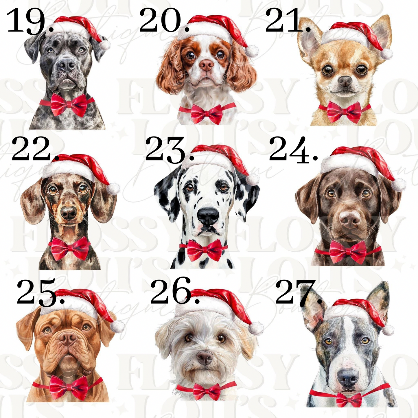 Christmas Dog Sack