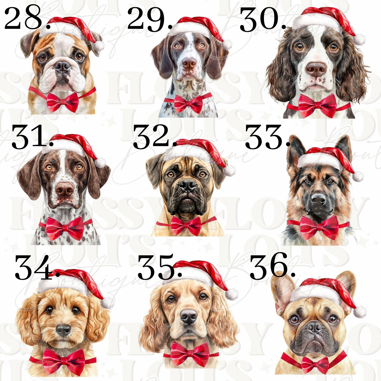 Christmas Dog Sack