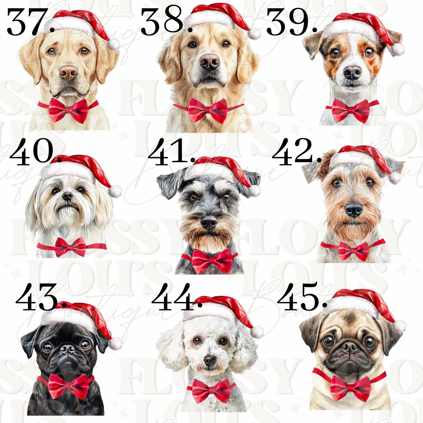 Christmas Dog Sack