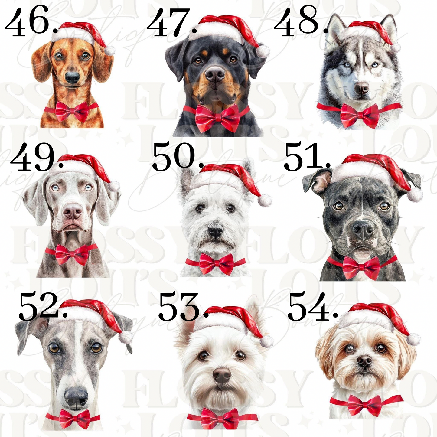 Christmas Dog Sack