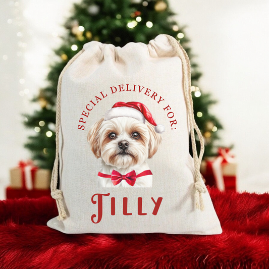 Christmas Dog Sack