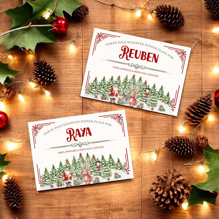 Christmas Dinner Placemat
