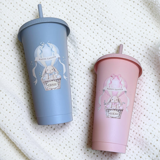 Easter- Hot Air Balloon- 24oz Cold Cup