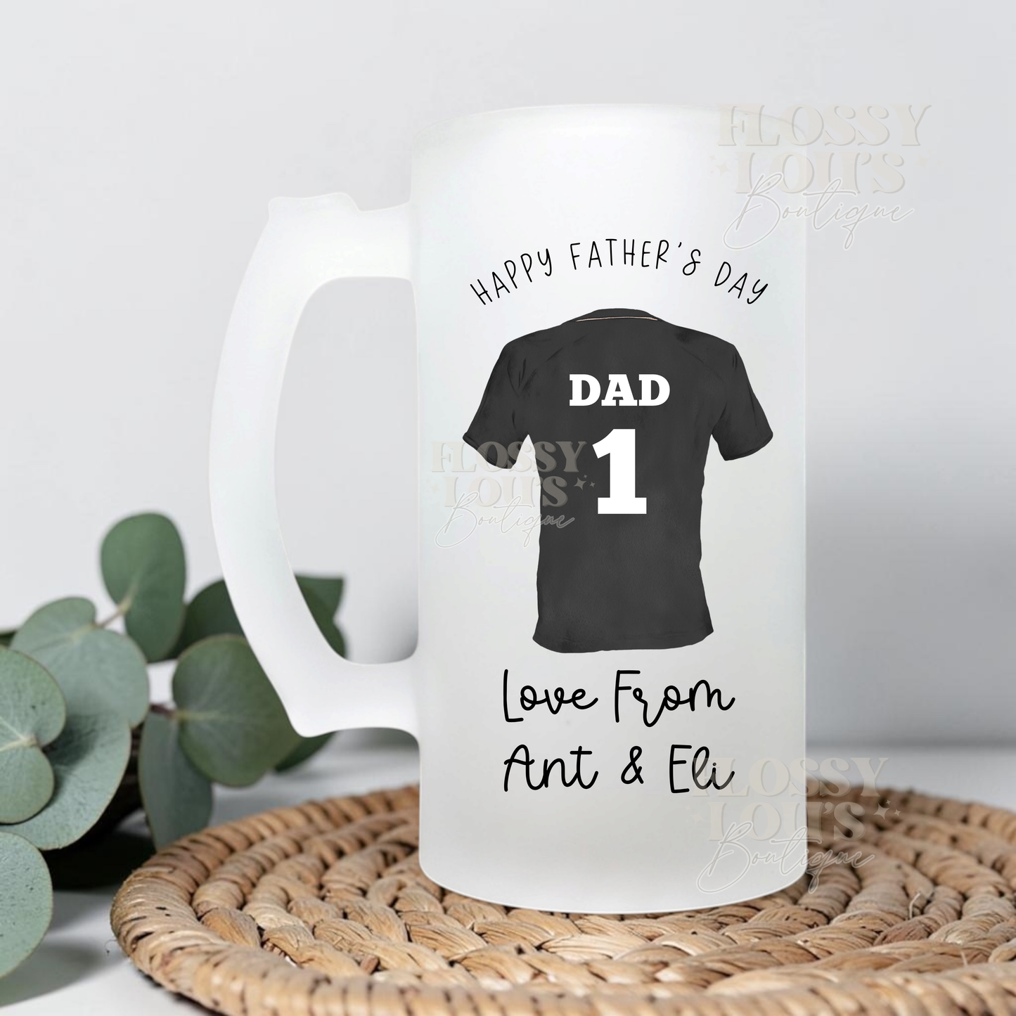 Father’s Day - Beer Stein - Football T-Shirt