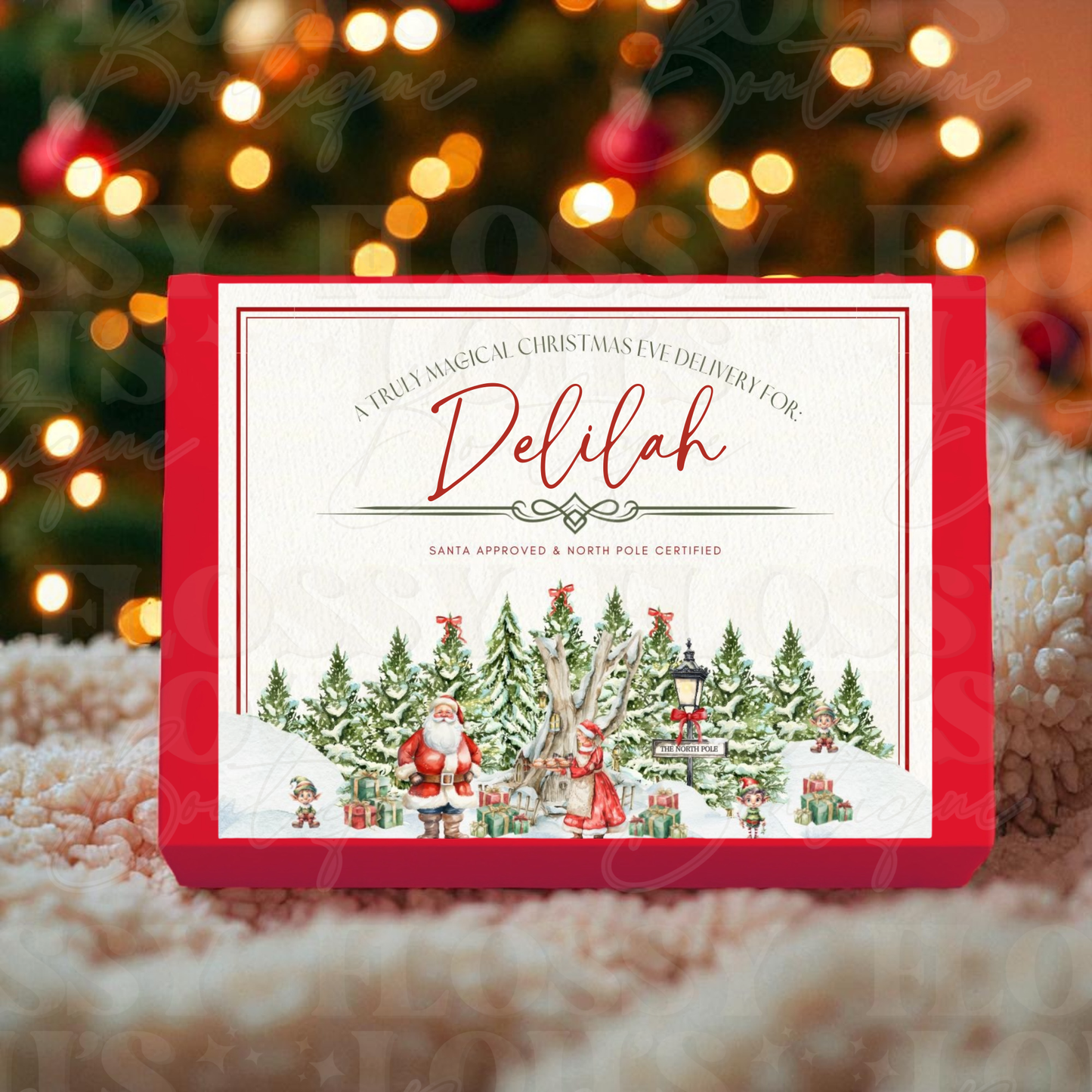 Christmas Eve Box- Red