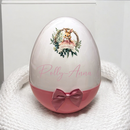 White & Pink Jumbo Egg
