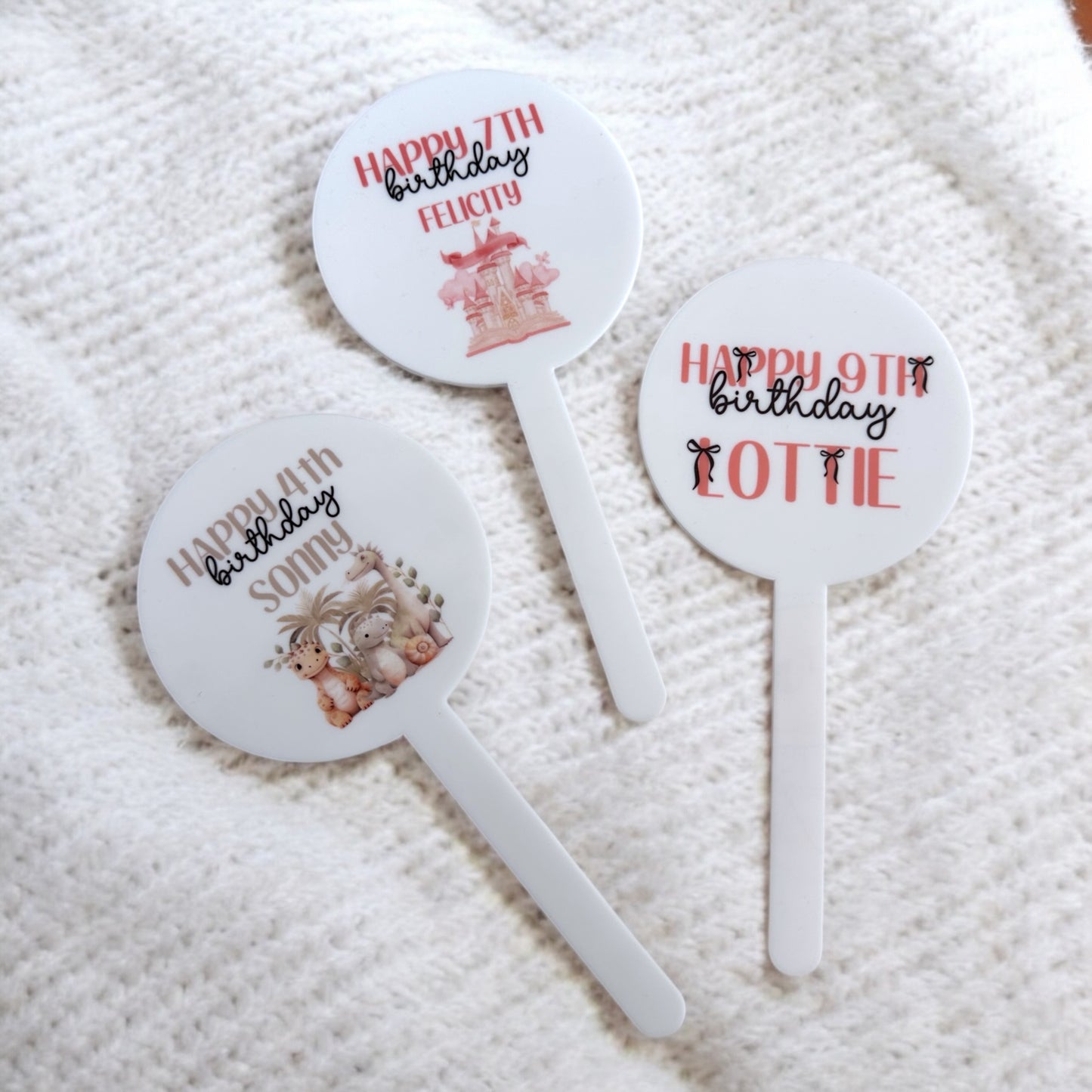 Birthday Cake Toppers