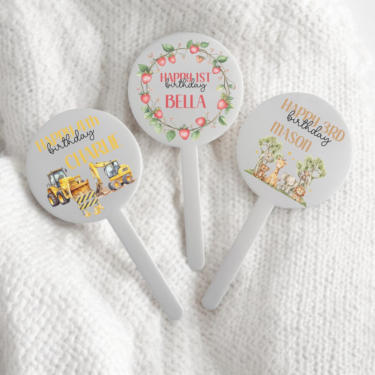 Birthday Cake Toppers