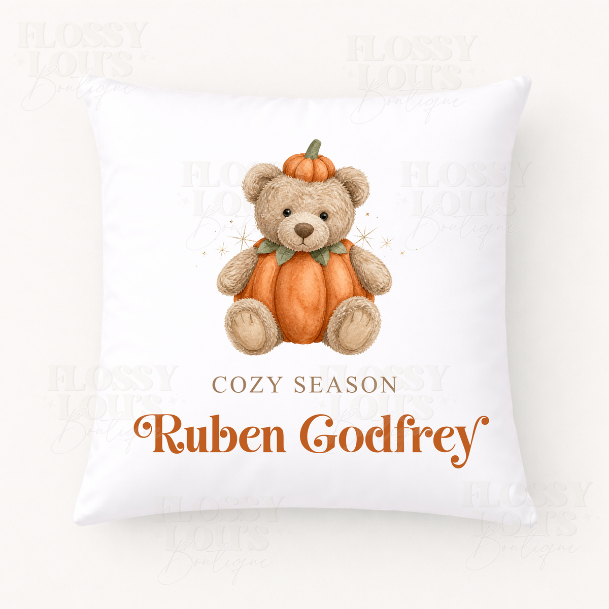 Halloween - Cushion Cover - Pumpkin Bear