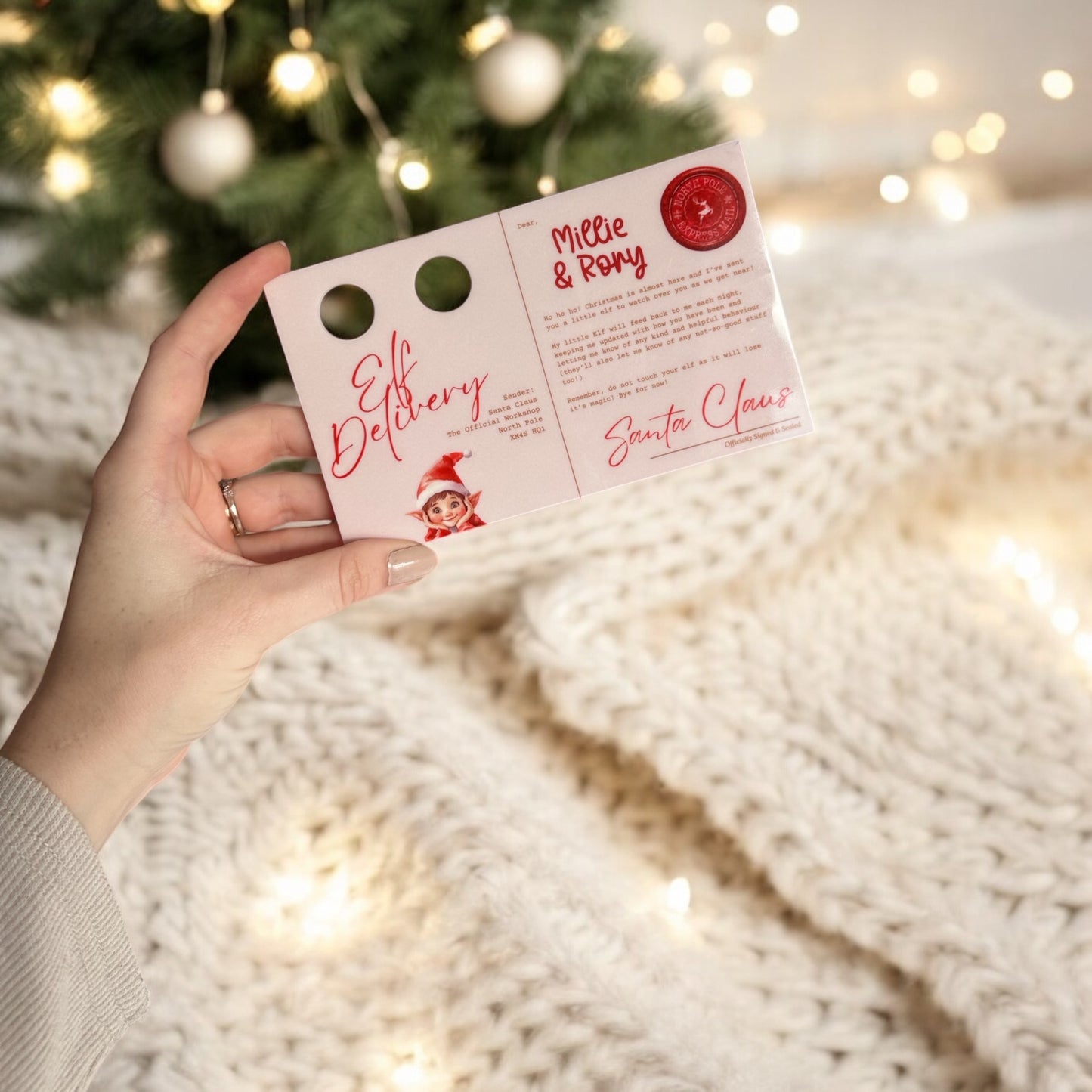 Elf Postcard
