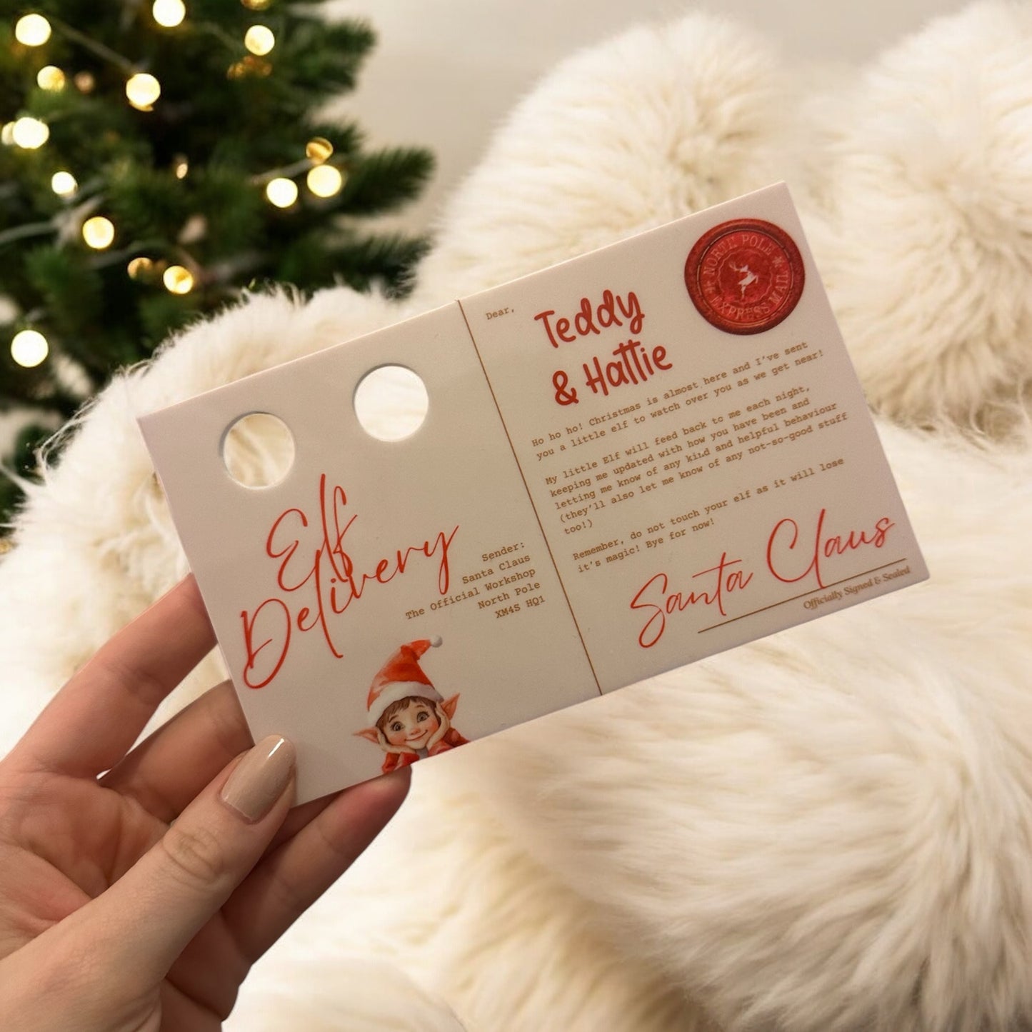 Elf Postcard