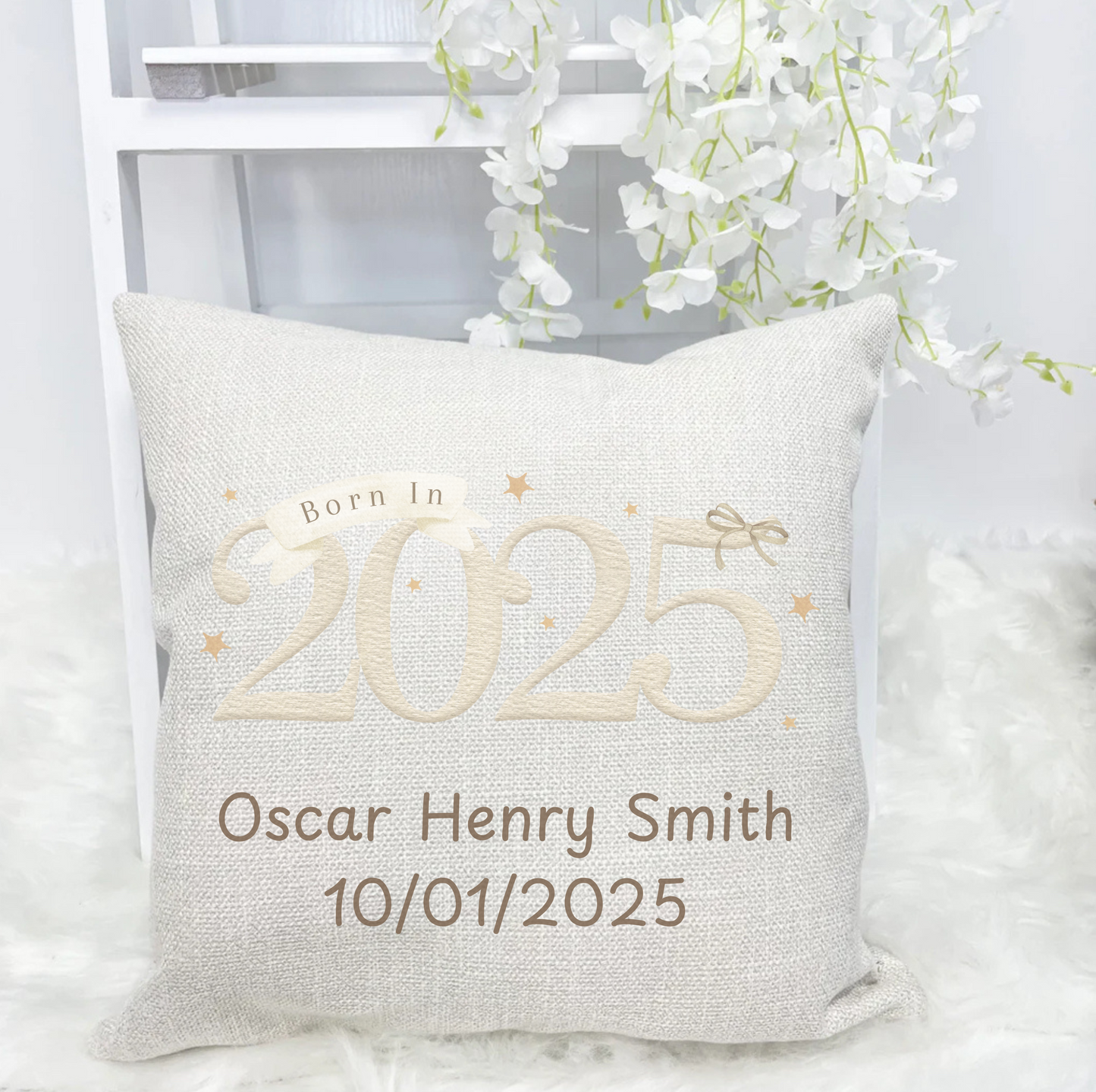 Born in 2025 Cushion Cover