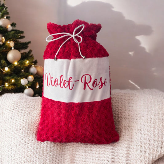 Large Plush Sack- Red