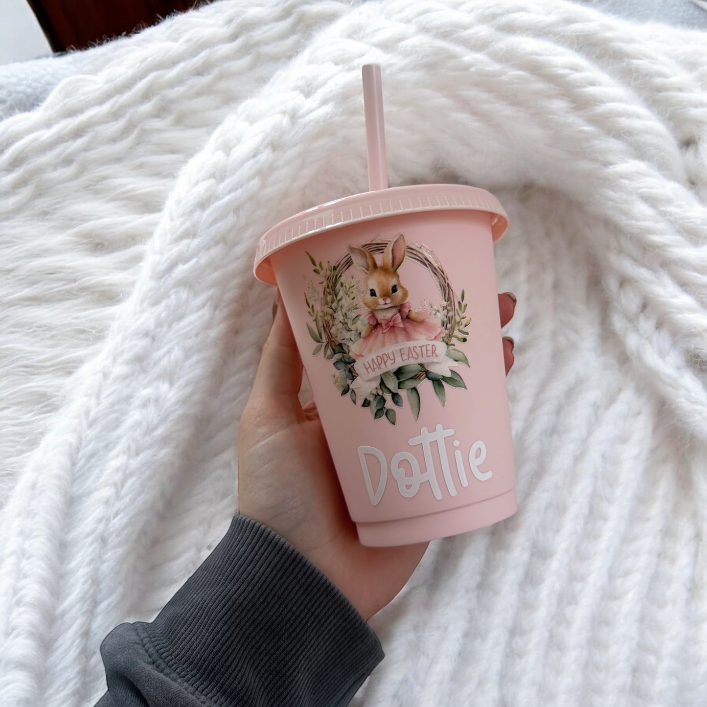 Easter Cup- Pink 16oz