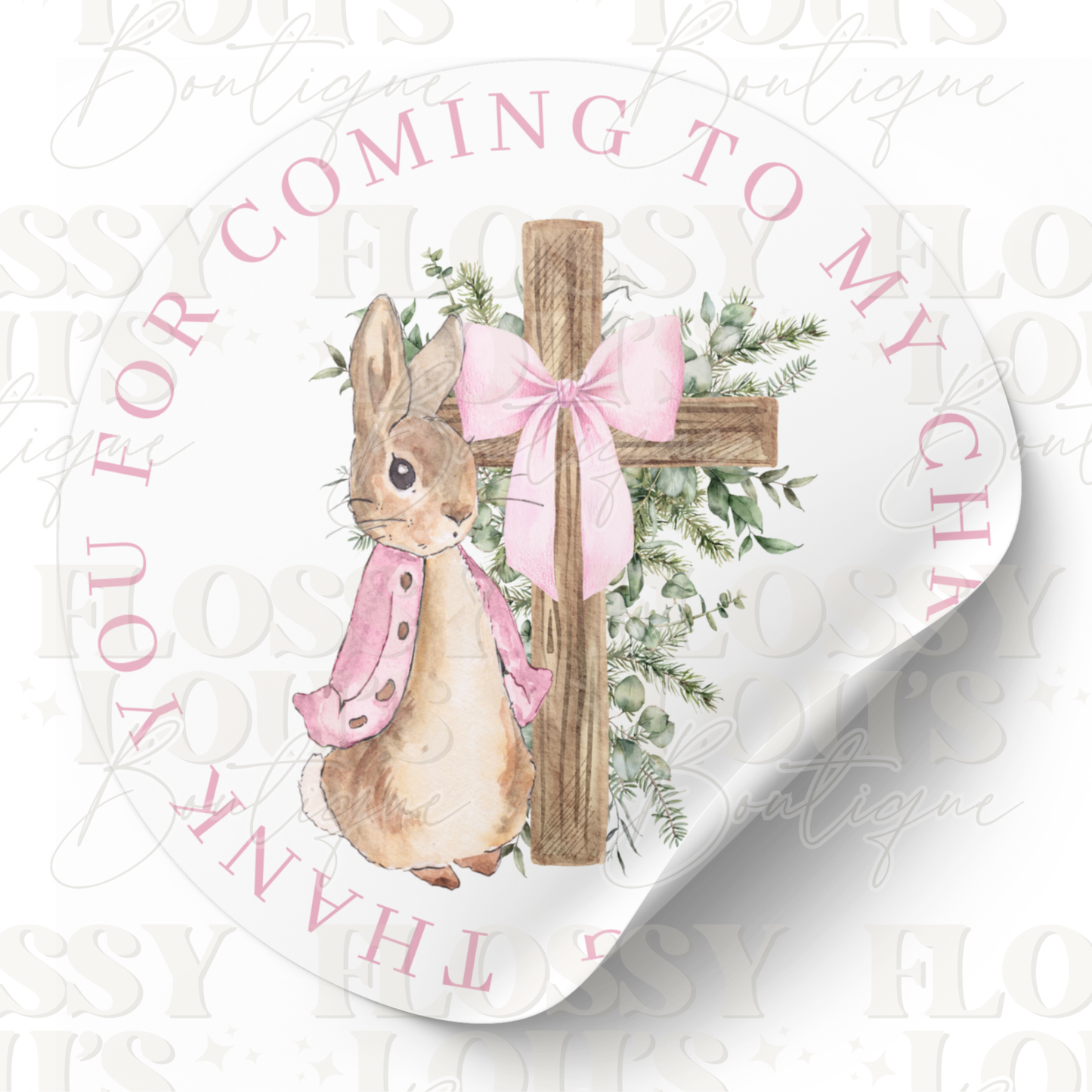 Christening Stickers