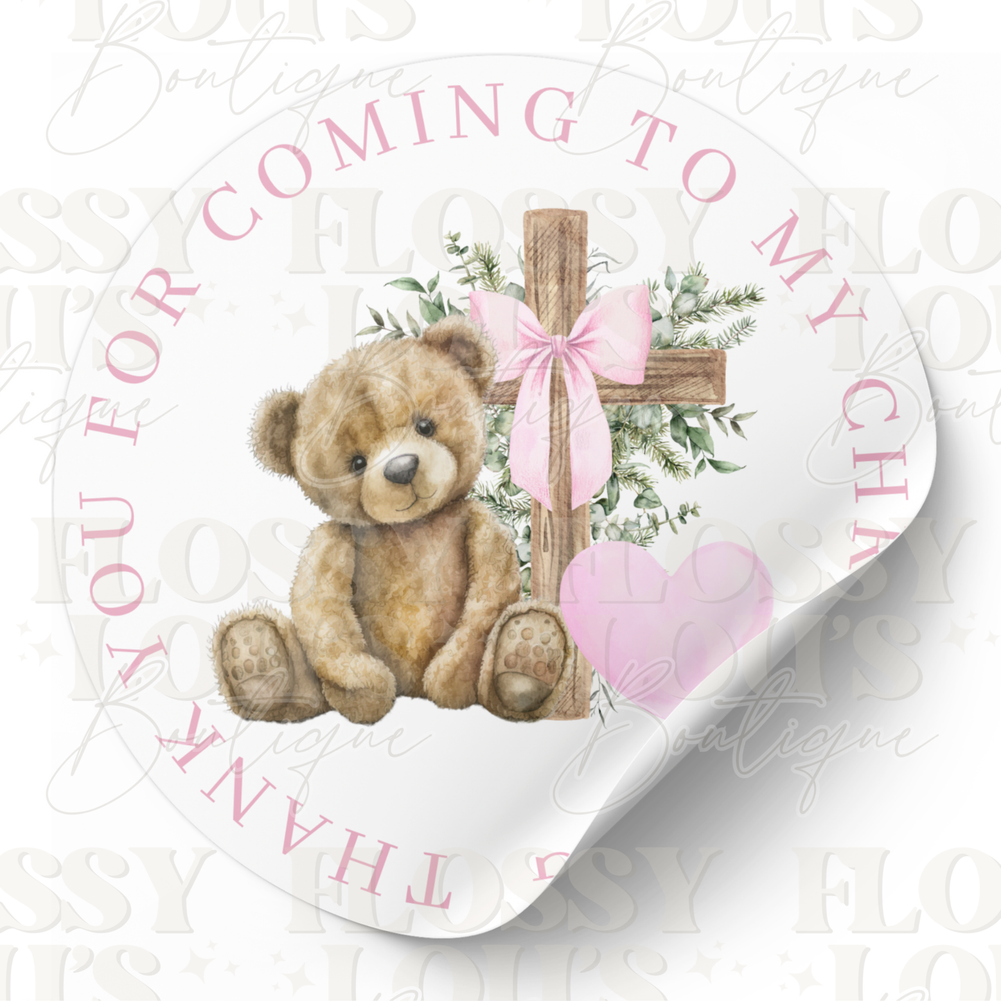 Christening Stickers