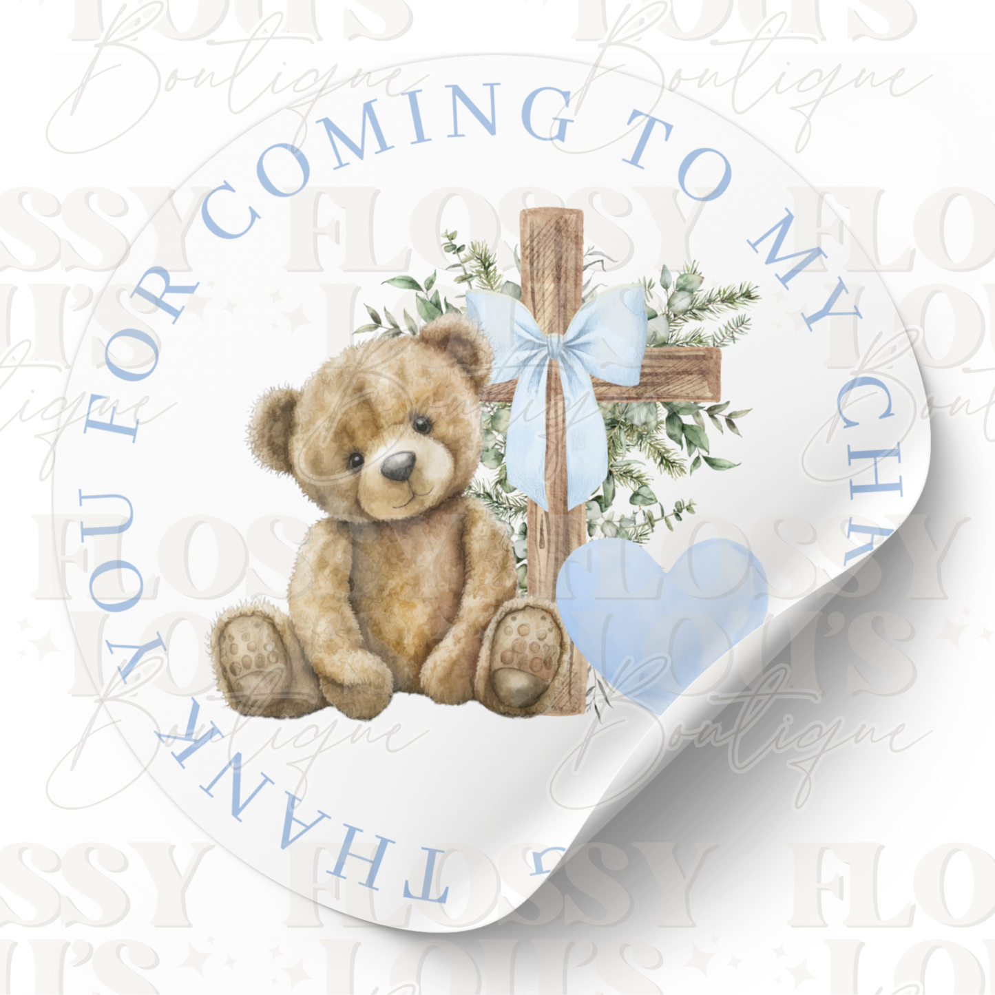 Christening Stickers