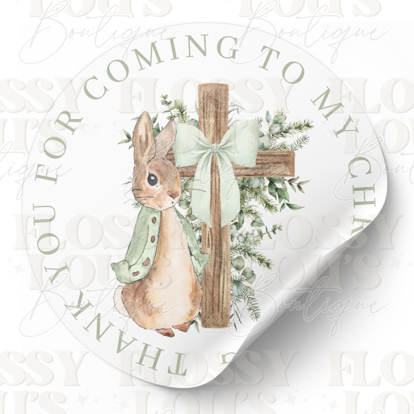Christening Stickers